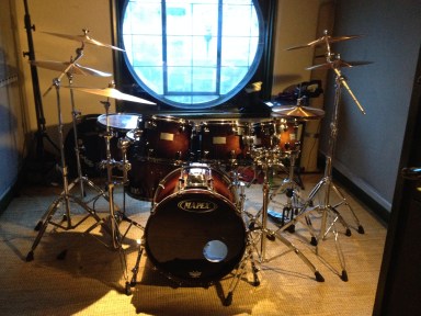 Phil Martini. Mapex, Paiste, Ludwig, Vic Firth, Aquarian.