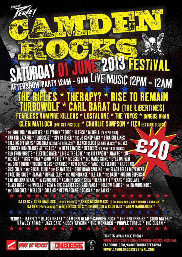 Phil Martini:ClaytownTroupe:CamdenRocks2013