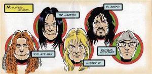 Phil Martini / Joe Elliott's Down'N'Outz cover art inner philmartini.com