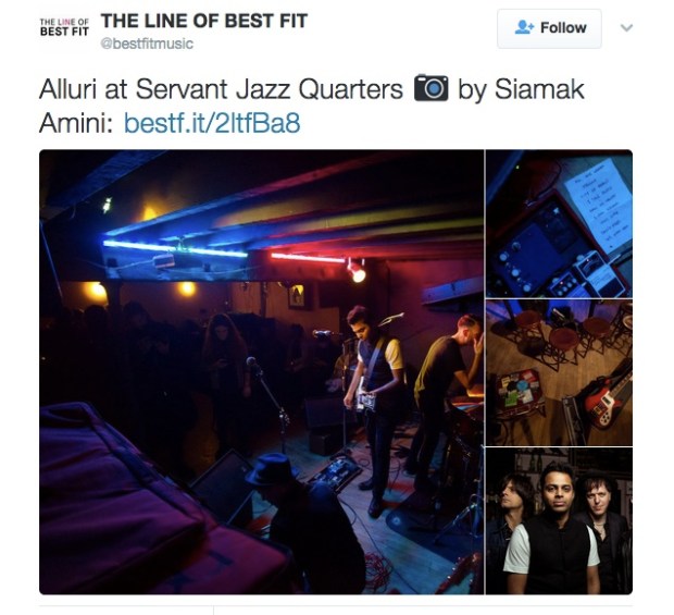 Alluri music single release and live performance at The Servant Jazz Quarters, Dalston, East London. Alluri Redd, Phil Martini. Stephen Budd, Killing Moon Records