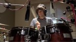 Joe Elliott's Down N Outz Drummer Phil Martini recording new tracks for LP #3, at The Premises Studios, 2017. Mapex Orion Drums, Paiste Cymbals 2002/Dark Energy/Masters, Vic Firth Drumsticks, Aquarian Cymbals, Ludwig Maple 8" Snare Drum, Rock 'n' Roll Drummer, Studio Drummer, recorded by Keith More