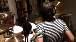 Joe Elliott's Down N Outz Drummer Phil Martini recording new tracks for LP #3, at The Premises Studios, 2017. Mapex Orion Drums, Paiste Cymbals 2002/Dark Energy/Masters, Vic Firth Drumsticks, Aquarian Cymbals, Ludwig Maple 8" Snare Drum, Rock 'n' Roll Drummer, Studio Drummer, recorded by Keith More