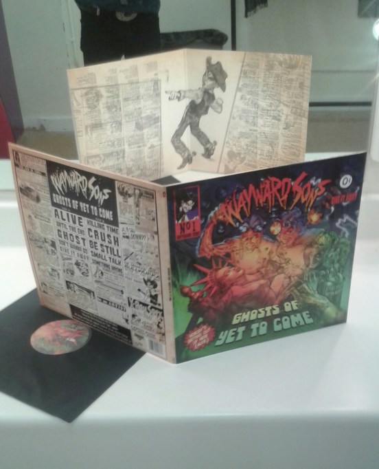 Wayward Sons, Ghosts Of Yet To Come, Vinyl LP, Toby Jepson, Phil Martini, Sam Wood, Nic Wastell, Dave Kemp, Frontiers Music, Paiste Cymbals, vid Firth Drumsticks, Mapex Drums, Ludwig Snare, Aquarian drumheads, Live drummer, Studio drummer, Vale Studios, Frontiers Music, 2017, Rock n Rolla