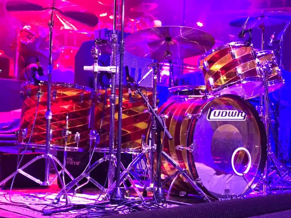 Phil Martini, Live & Studio Drummer, Ludwig Vistalite, Candy Cane, Cherry Amber Swirl, Paiste 2002, Ludwig Black Beauty, Vic Firth 3A Drumsticks, Meinl 8" Cowbell, Wayward Sons, Joe Elliott's Down N Outz, Spear Of Destiny, X-Ray Touring, Frontiers Music