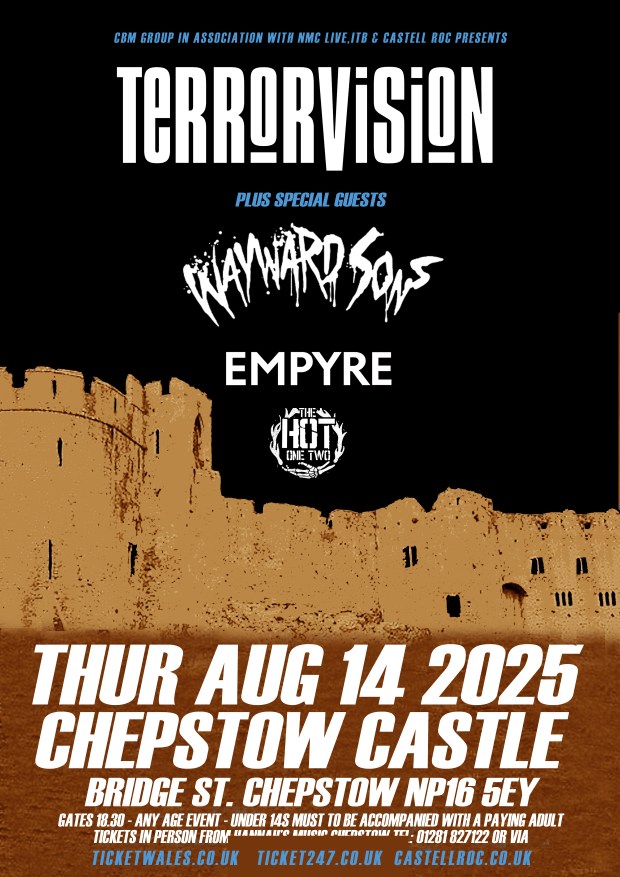 Terrorvision + Wayward Sons Chepstow Castle 14 August 2025